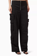 Allyn Mid-rise Cargo Pants in Nylon