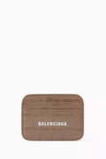 Cash Card Holder in Croc-embossed Calfskin