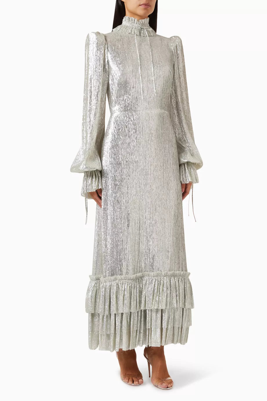 If I Only Had A Heart Dress in Lamé