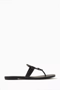 Miller Logo Soft Sandals in Leather