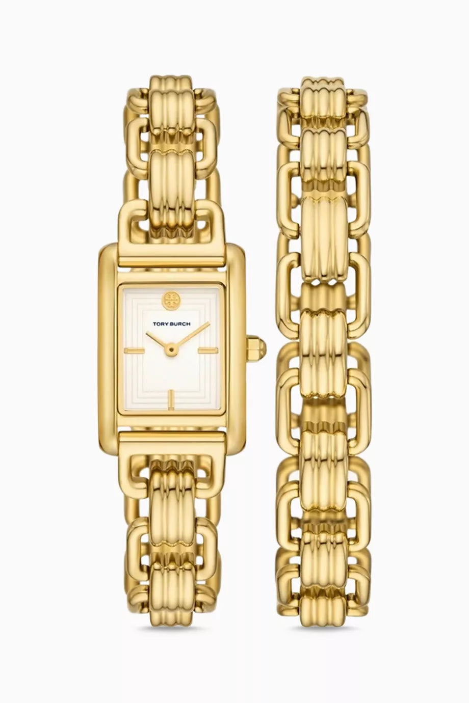 Mini Eleanor Double-wrap Quartz Stainless Steel Watch, 19 x 28mm