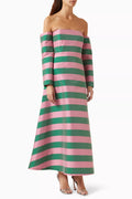 Edie Maxi Dress in Taffeta