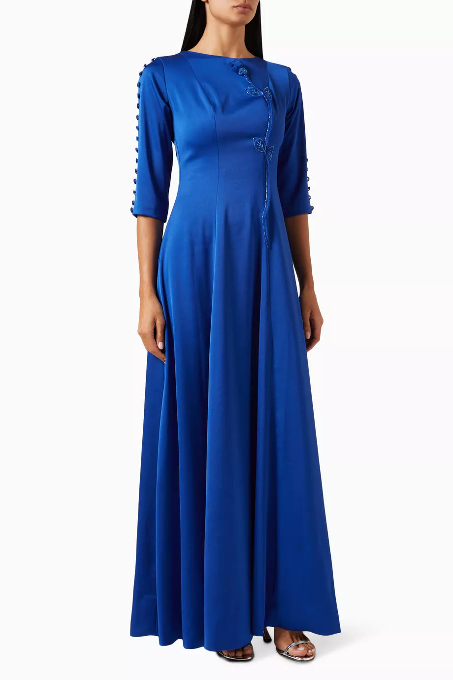 Bead-embellished Maxi Dress