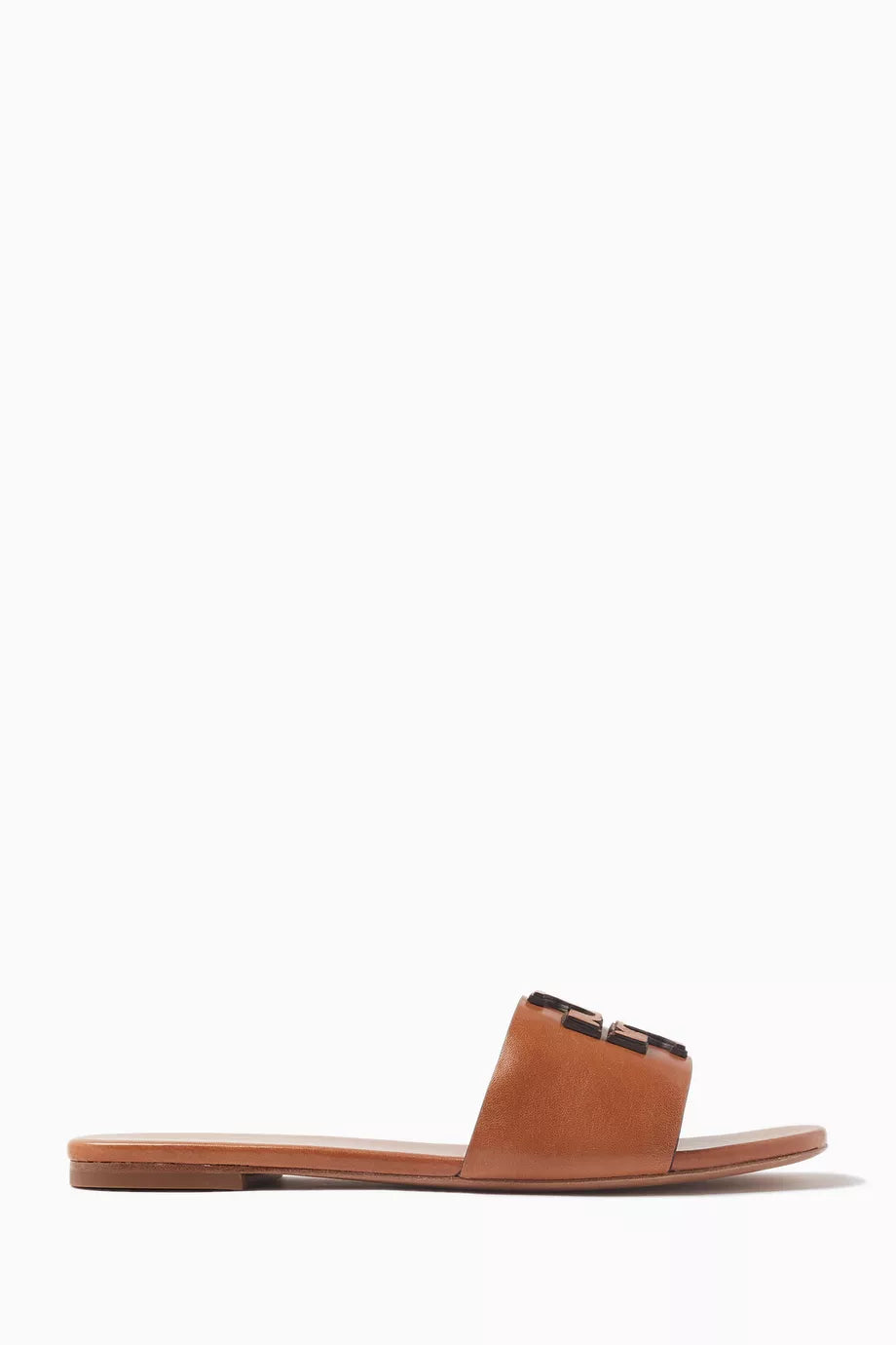 Ines Flat Slides in Soft Leather
