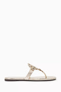 Miller Logo Sandals in Leather