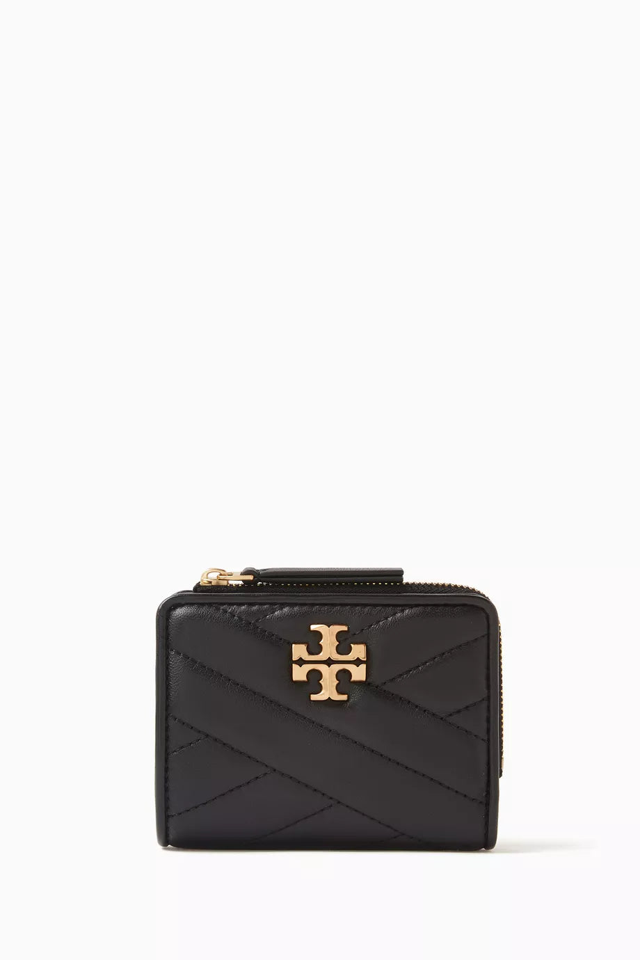 Kira Chevron Bi-fold Wallet in Nappa Leather