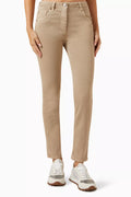 Logo-patch Slim-fit Jeans in Denim