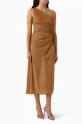 Lumière Sheer One-shoulder Dress