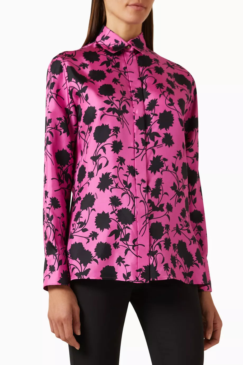 Floral Shirt in Silk