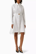 Medusa '95 Hardware Shirt Mini Dress in Cotton