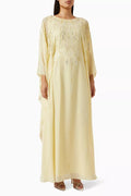 Sequin Embroidered Kaftan in Chiffon