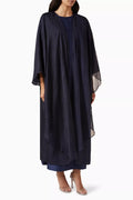 3-piece Draped Abaya Set