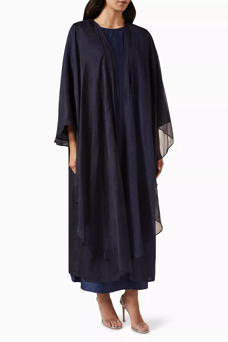 3-piece Draped Abaya Set