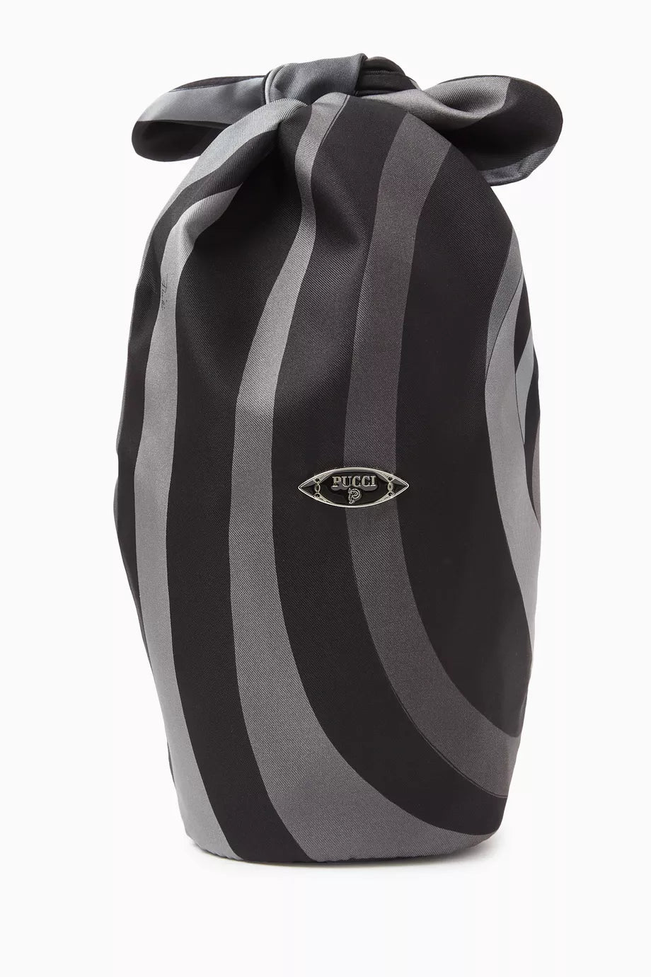Lido Marmo-print Bucket Bag in Silk-twill