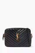 Lou Camera Shoulder Bag in Quilted Leather