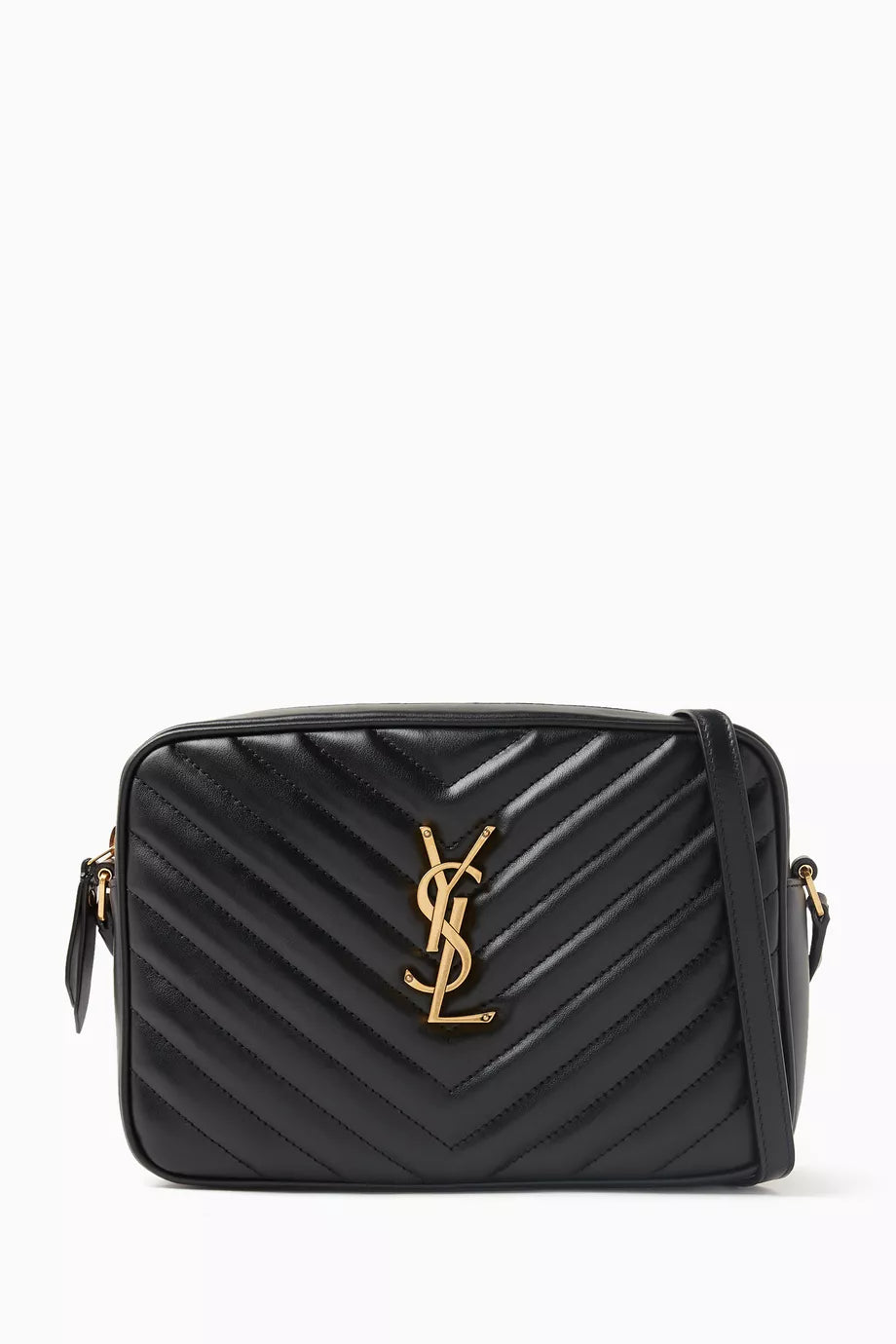 Lou Camera Shoulder Bag in Quilted Leather
