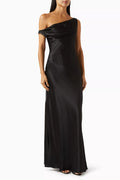Ashanti Bias-cut Dress in Satin