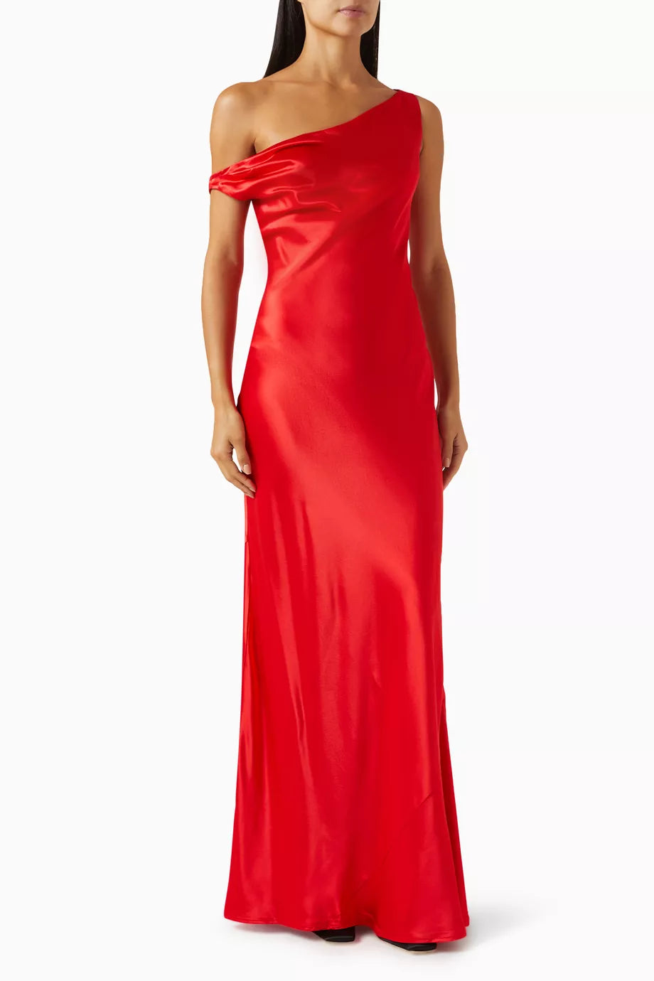 Ashanti Bias-cut Dress in Satin
