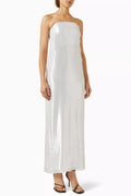 Casey Maxi Dress in Satin