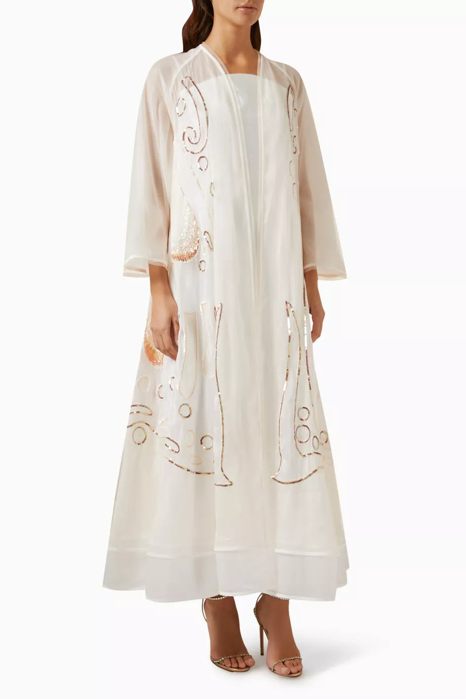 Sequin-embellished Abaya