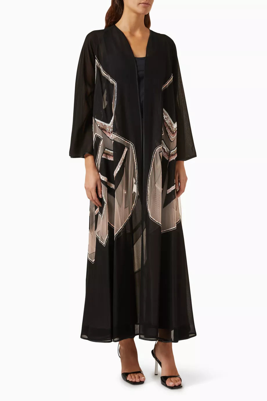 Sequin-embellished Abaya