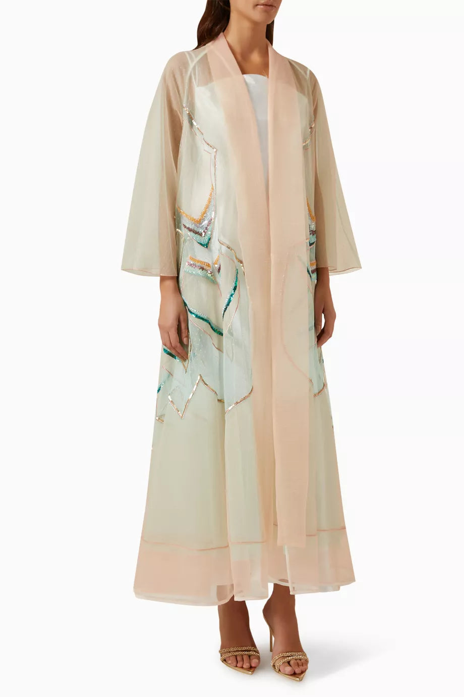 Sequin-embellished Abaya