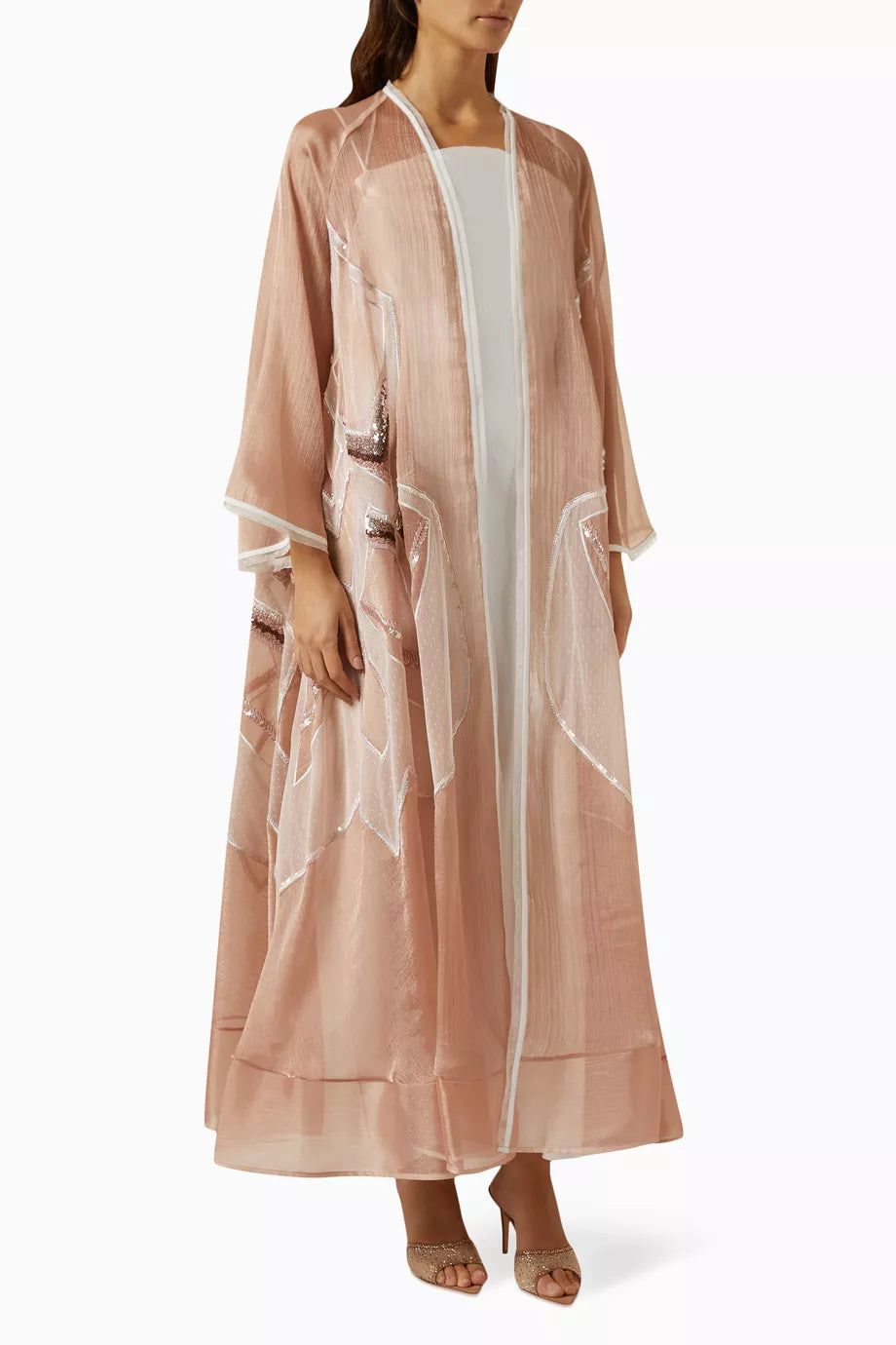 Sequin-embellished Abaya