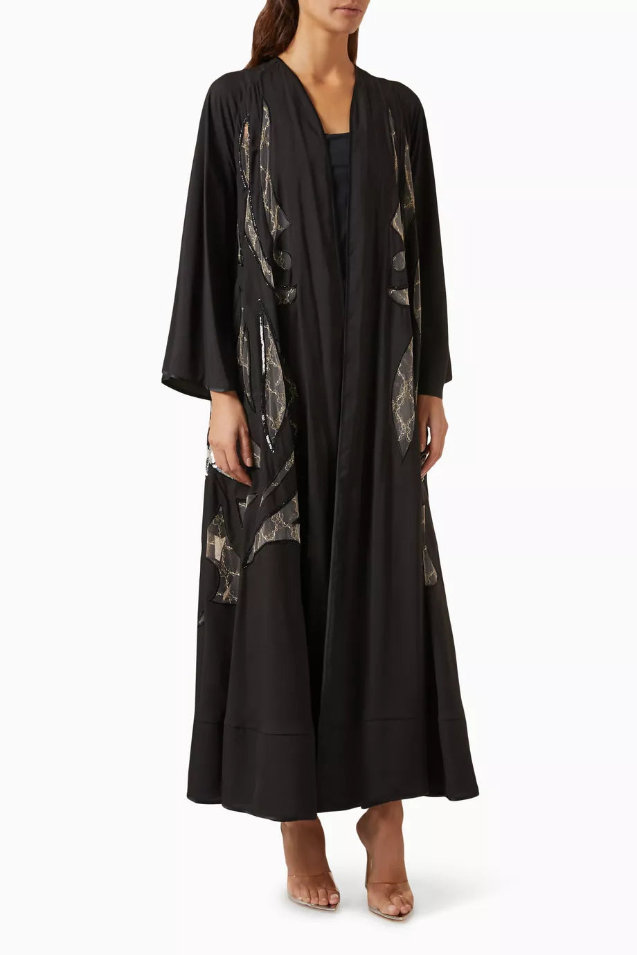 Sequin-embellished Abaya