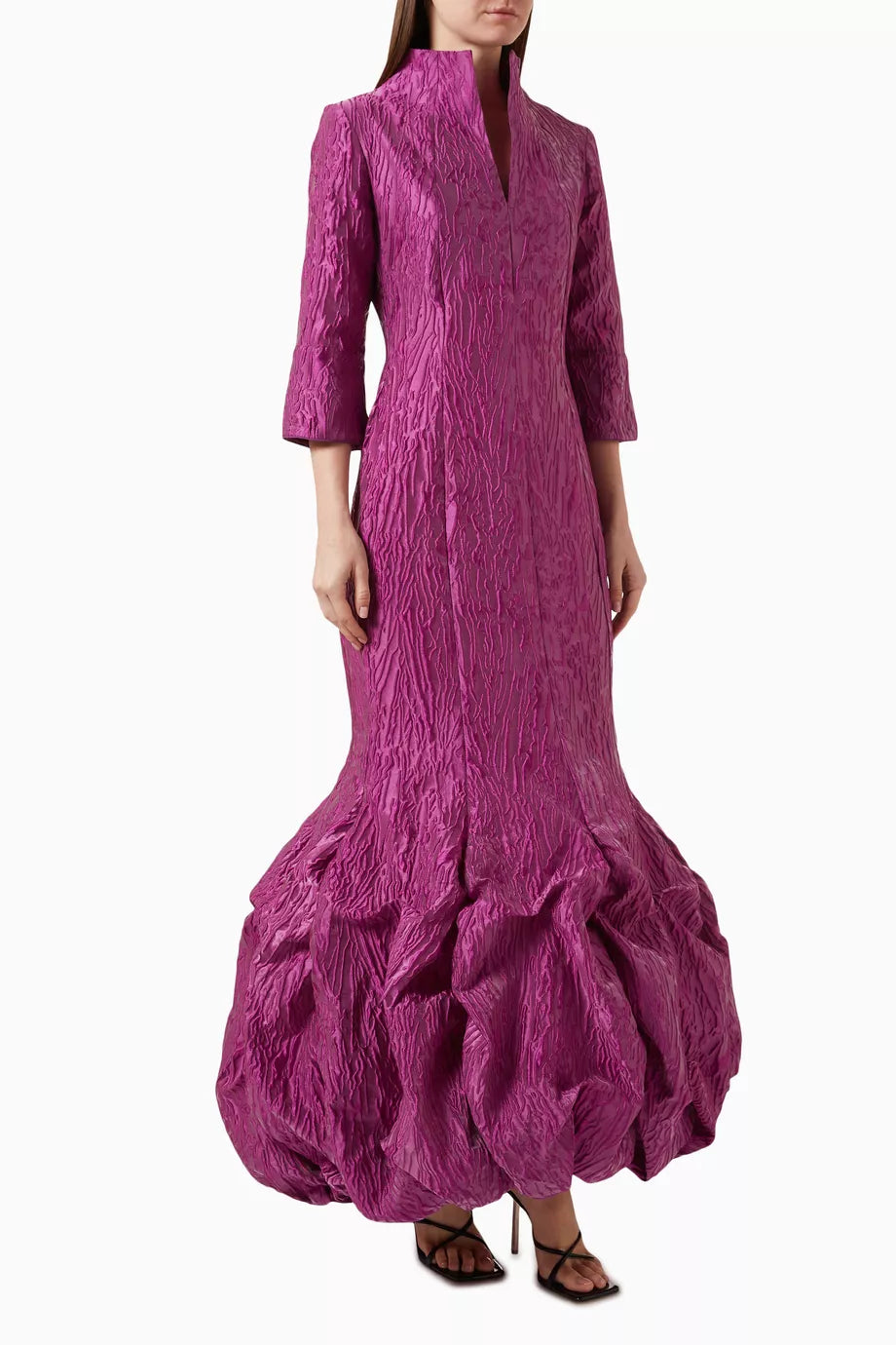 Entrance Gown in Jacquard