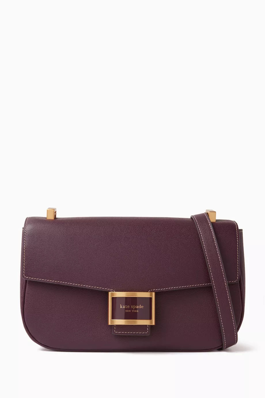 Medium Katy Shoulder Bag in Leather