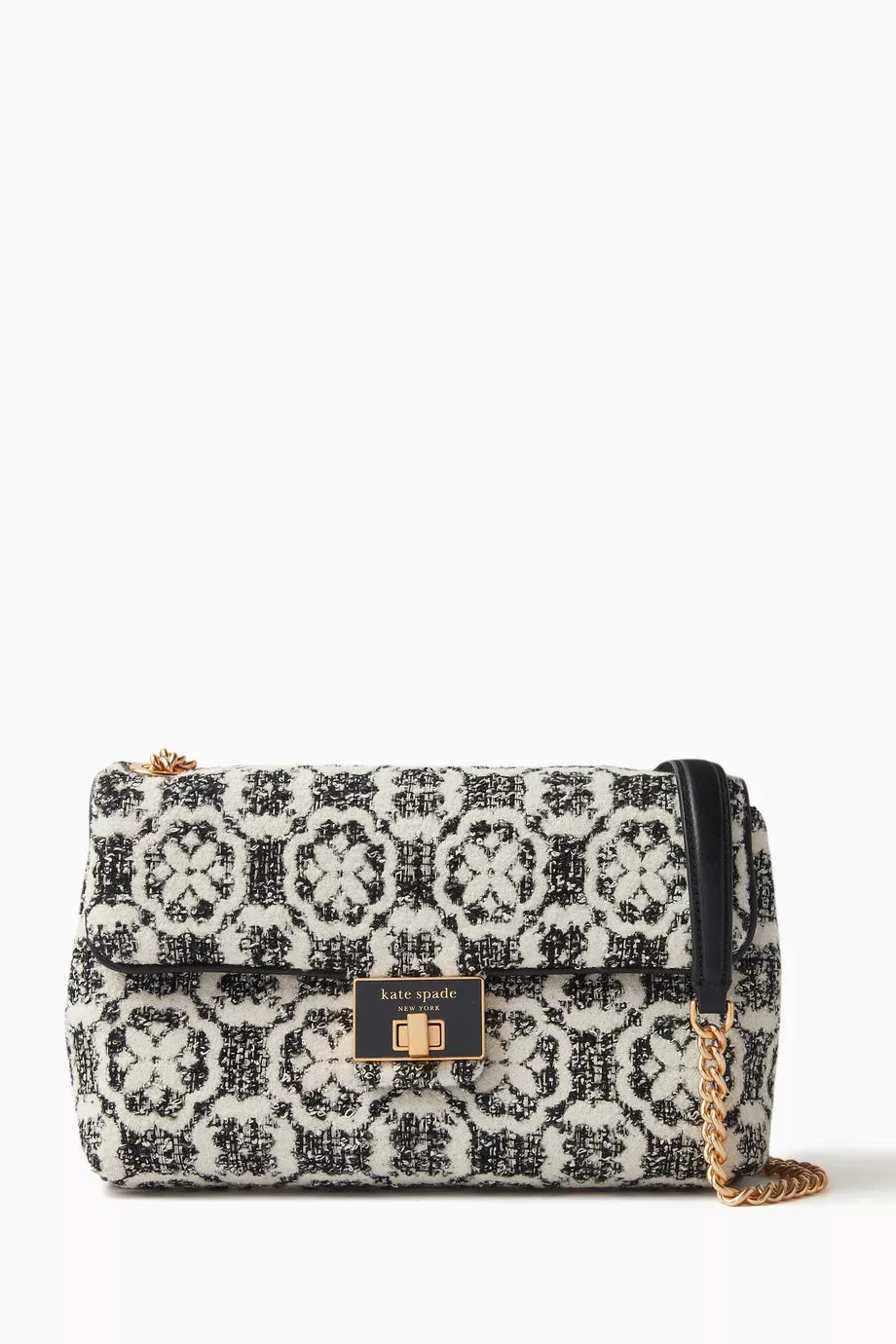 Medium Evelyn Crossbody Bag in Tweed
