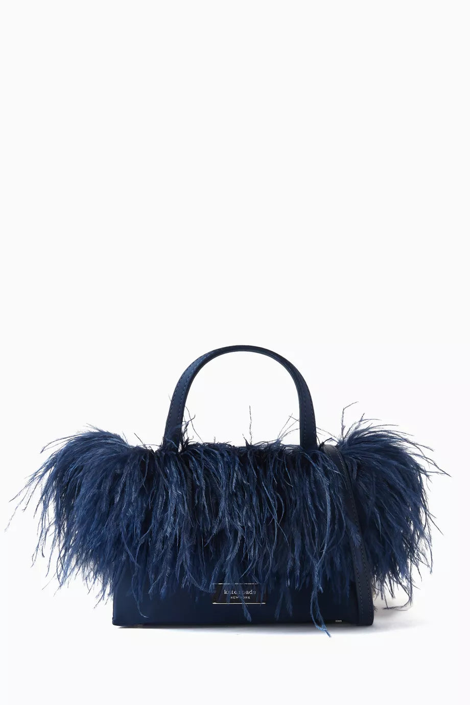Mini Sam Feather Tote Bag in Satin