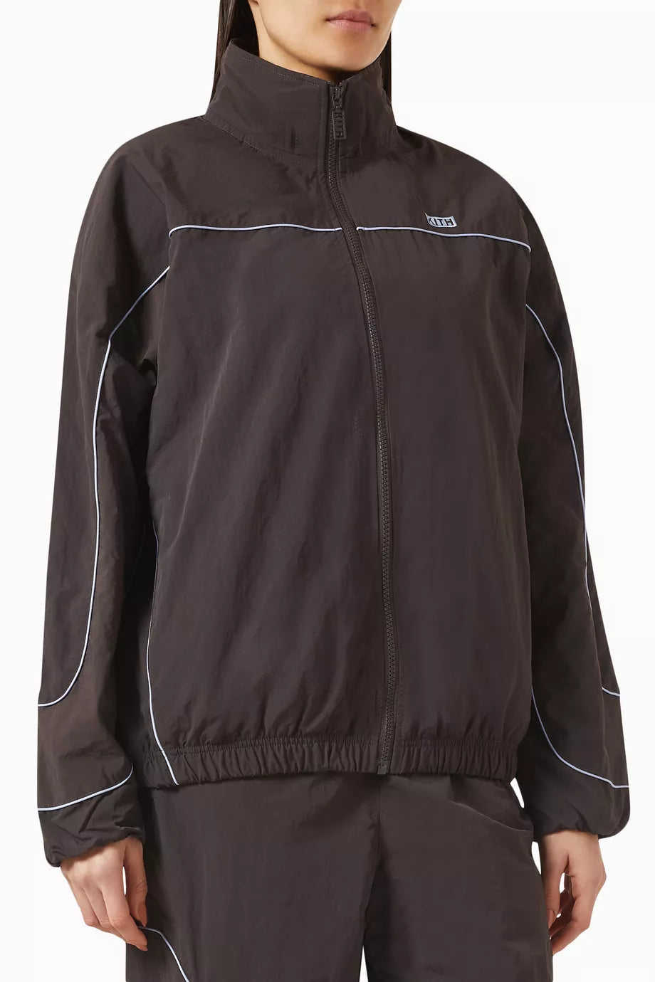 Azariah Track Zip Jacket in Nylon