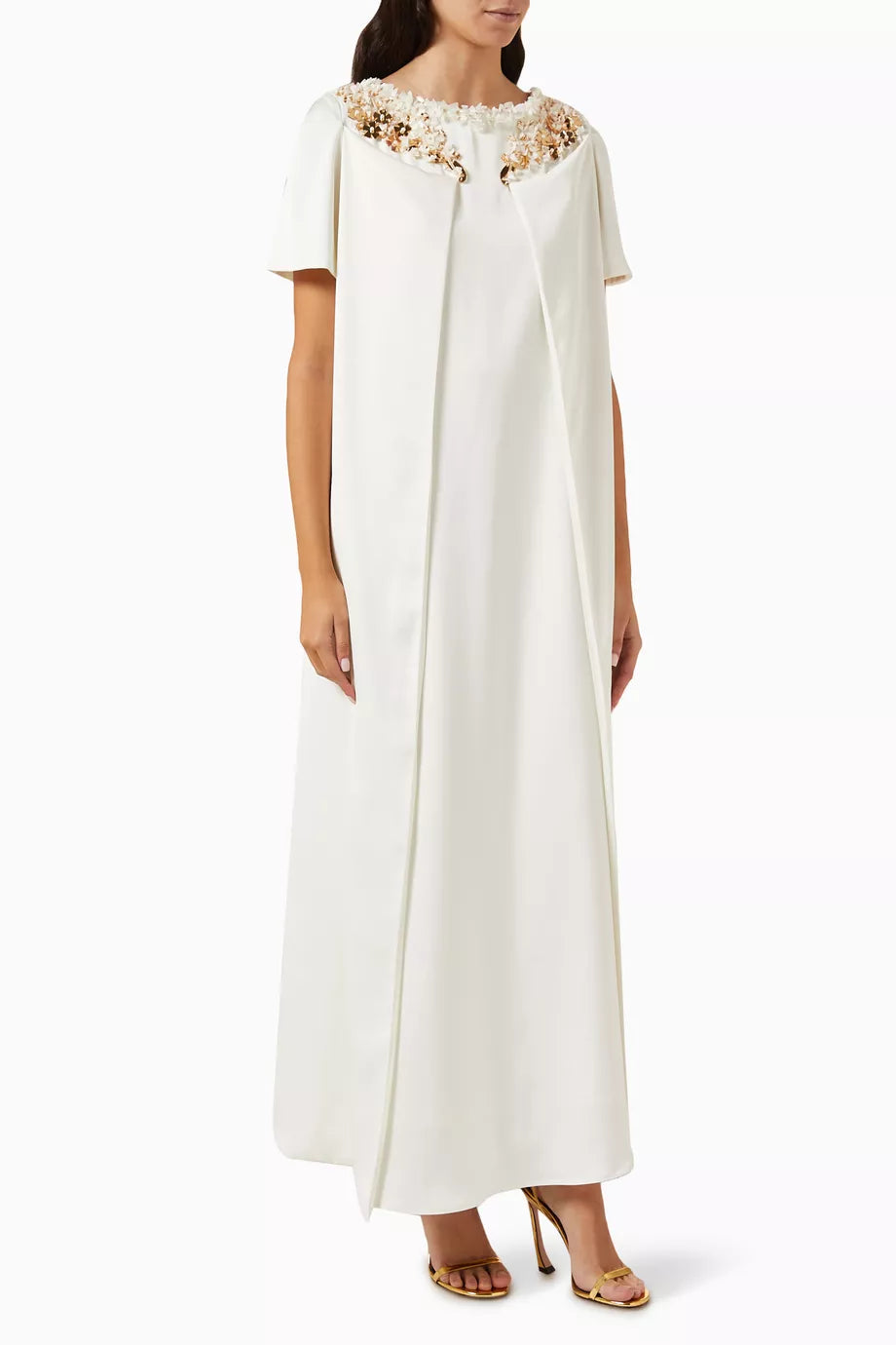 Floral-embellished Kaftan