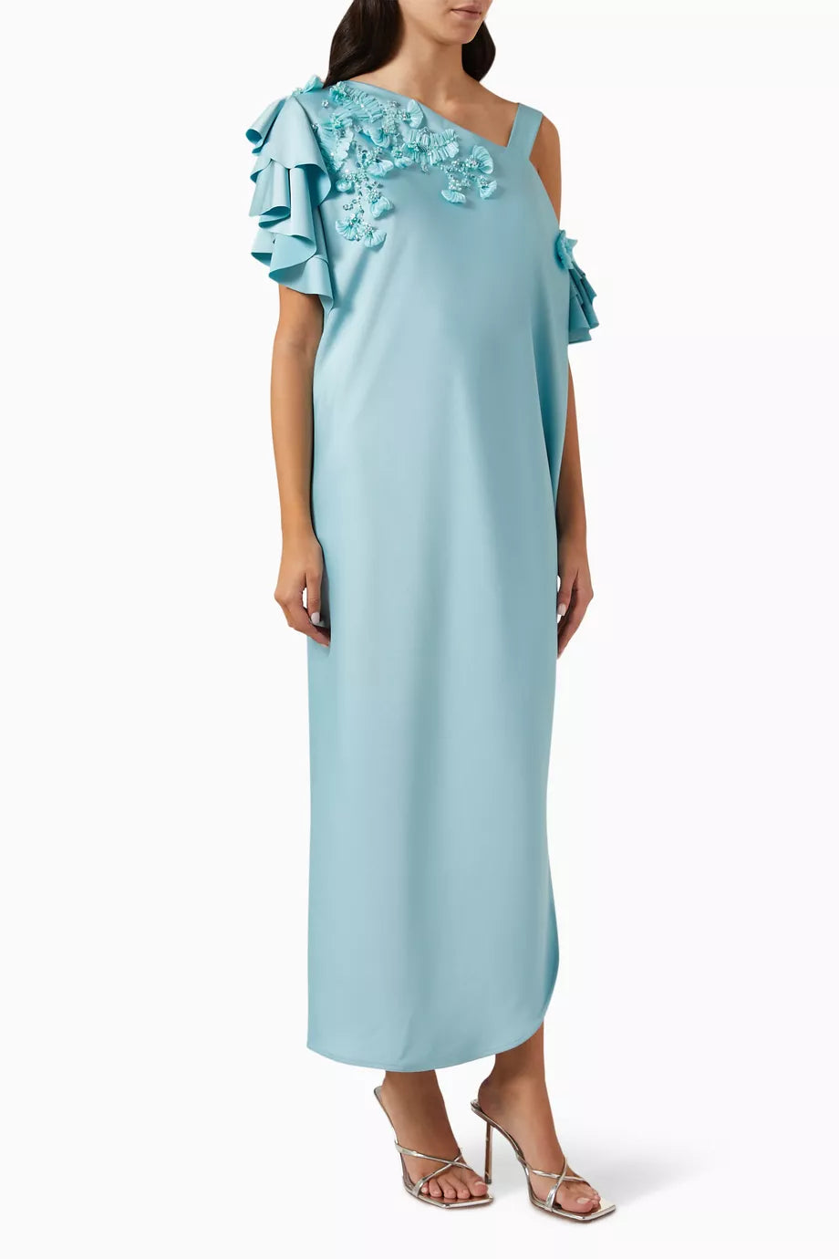 Floral-embellished Kaftan