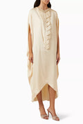 Embellished Tiered Fringe Kaftan