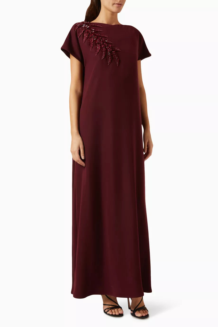 3D Bead-embellished Kaftan