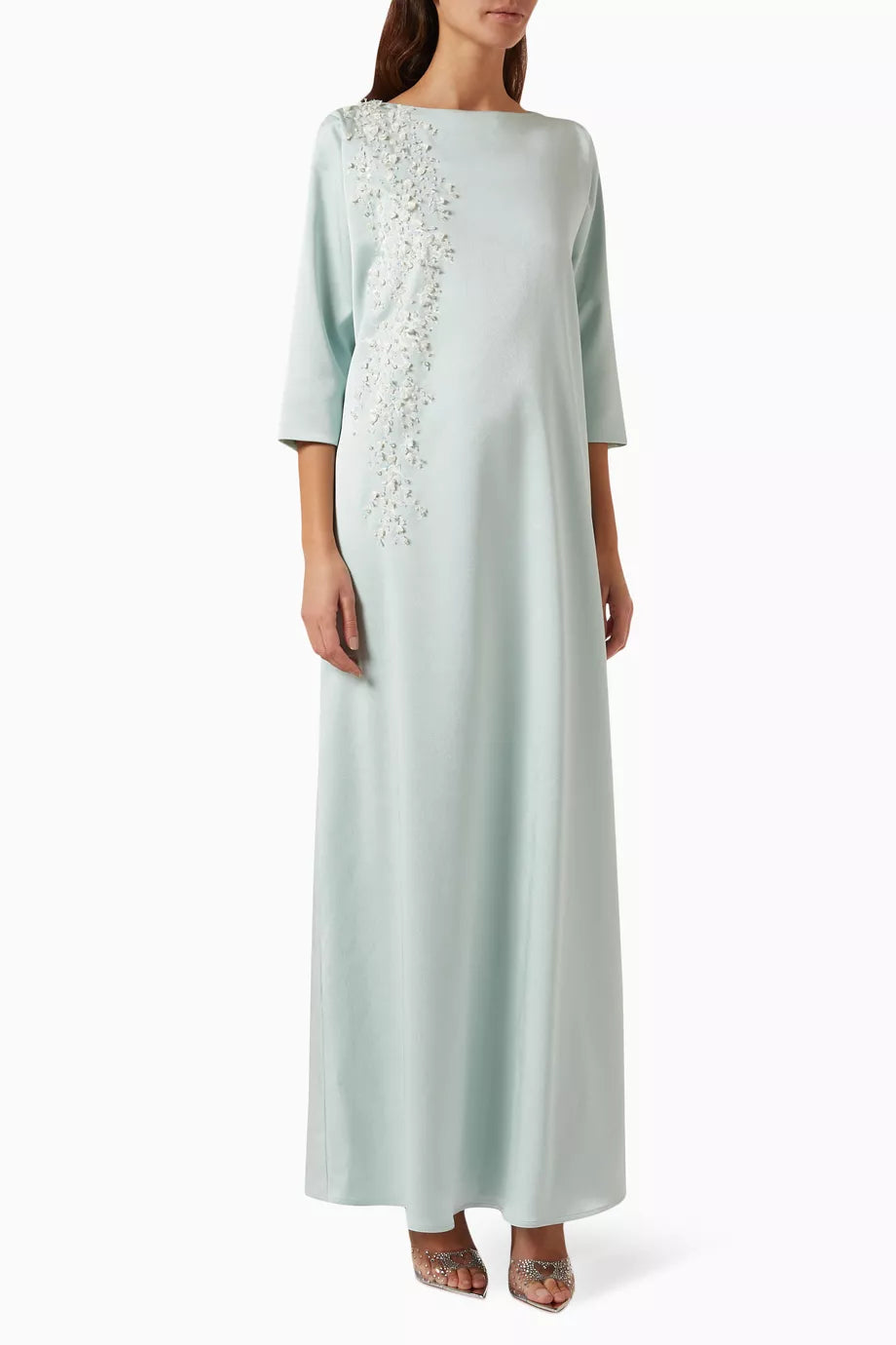 3D Bead-embellished Kaftan