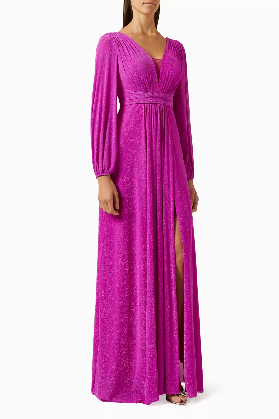 Long-sleeve Maxi Dress