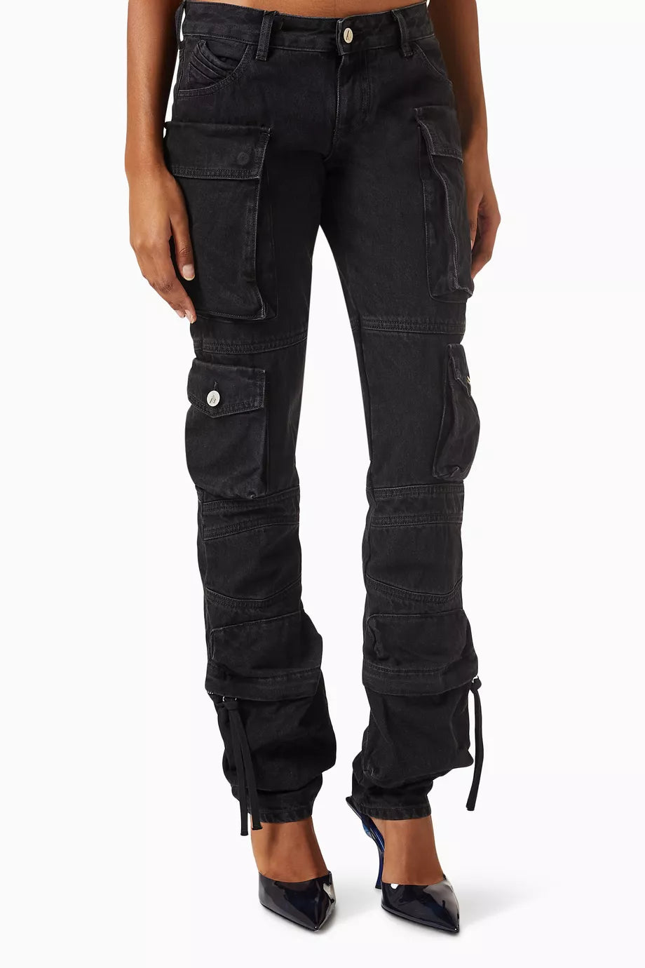 Essie Cargo Jeans in Denim