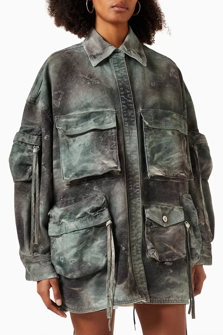 Fern Short Coat in Denim