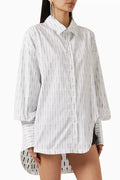 Diana Oversized Shirt in Cotton-poplin