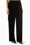 Cargo Track Pants in Velvet