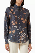 Printed Shirt in Silk