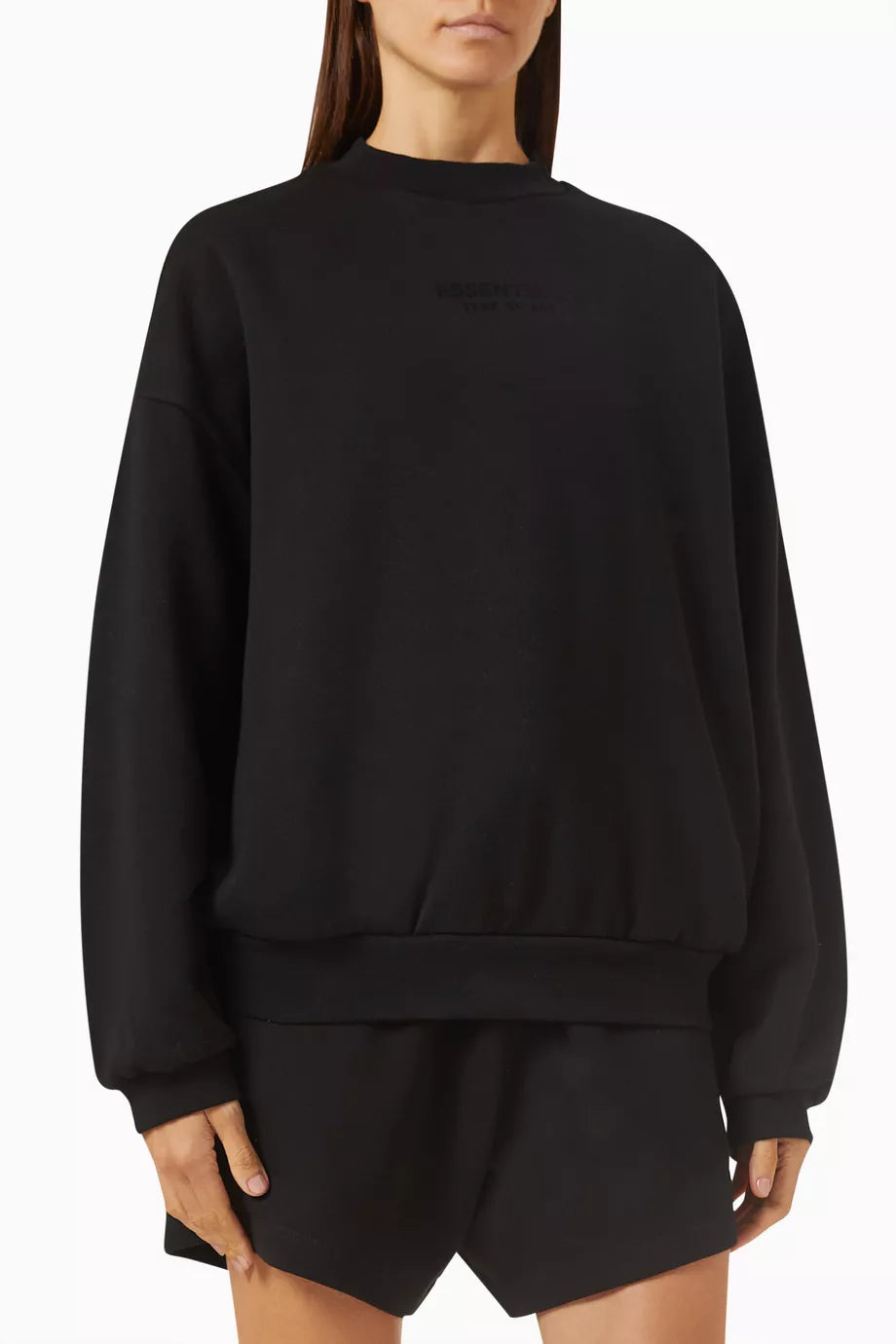 Essentials Crewneck Sweatshirt in Cotton-fleece