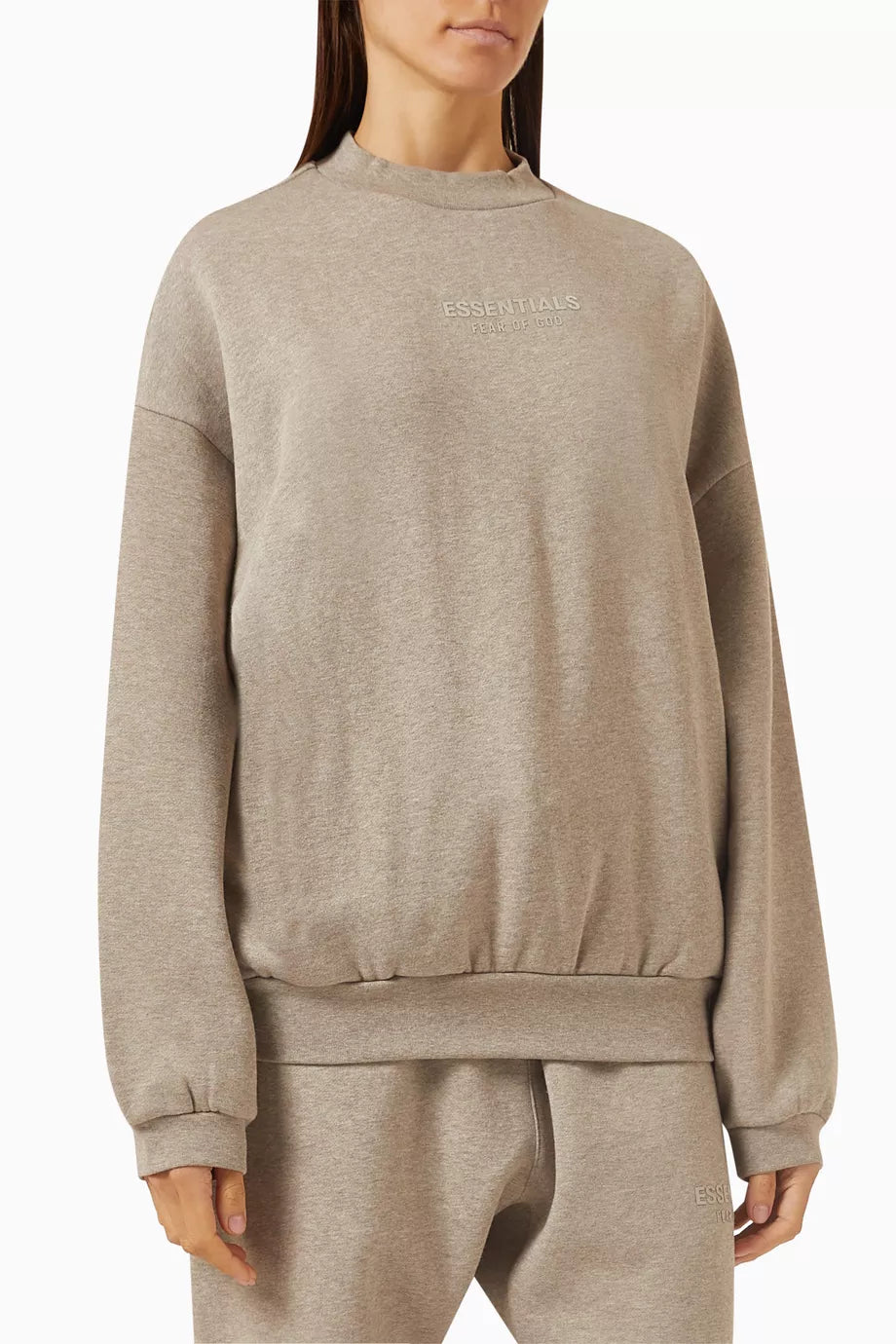 Essentials Crewneck Sweatshirt in Cotton-fleece