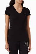Logo V-neck T-shirt
