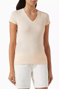 Logo V-neck T-shirt
