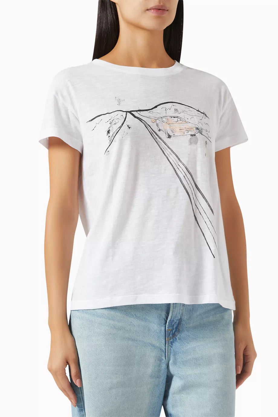 Boyfriend Logo T-Shirt in Cotton