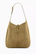 Large Le 5 À 7 Soft Hobo Bag in Suede